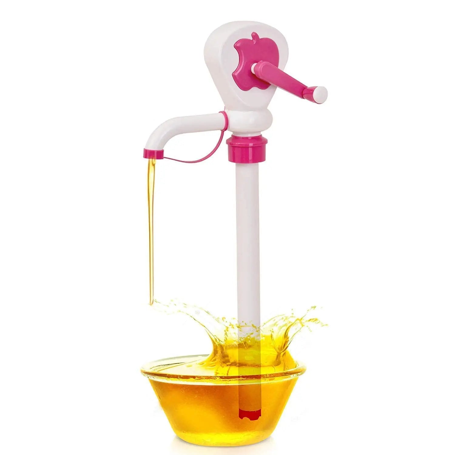 Compact oil pump with easy manual handle Compact oil pump with easy manual handle